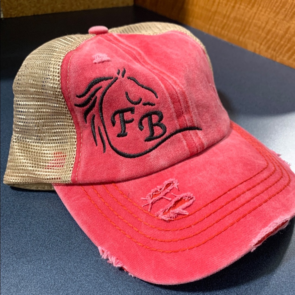 Criss cross hat